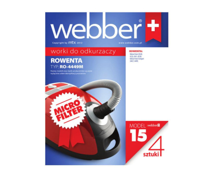 Akcesoria do odkurzaczy Webber Worki do odkurzaczy micro ROWENTA SILENCE RO4427,4449,4541 (